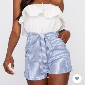 NWT Strapless Romper